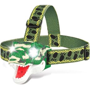 DX DA XIN Dinosaur Headlamp T-Rex LED Headlamps for Kids Flashlights Camping Gear - Dinosaur Toys for Boys Girls Toddlers Outdoor Toys for Kids Birthday Halloween Stocking Stuffers in Kuwait