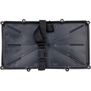 T-H Marine Narrow Battery Tray Holder with Poly Strap - Space Saving Design Fits Group 29 and 31 Batteries - Boat and RV in Saudi Arabia