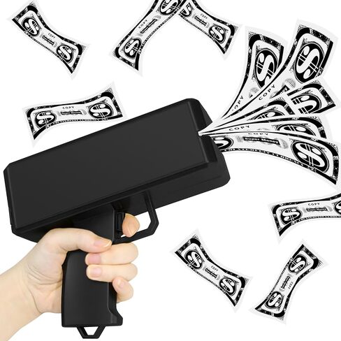 Wowok Money Gun Shooter, Make it Rain Money Toy Gun, Prop Money Gun, Spary Cash Gun for Movies Game Party Toy Gun (Metallic Gold) in Kuwait