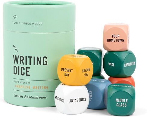 Two Tumbleweeds Art Dice - Drawing & Painting Game for Adults, Artists & Teachers - Set of 9 Dice for Creative Inspiration in The Studio and Classroom - Gift for Artist - 1+ Players in Kuwait