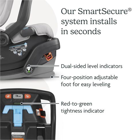 قاعدة مقعد السيارة UPPAbaby Extra Mesa / متوافقة مع مقاعد السيارة للرضع Mesa وV2 وV3 / تركيب SmartSecure in Kuwait