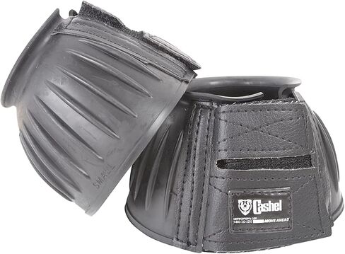 CASHEL Rubber Bell Horse Boots, Black, X-Large in Kuwait