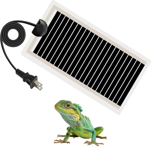 Reptile Heating Pad 6 x 5.5 Inch Reptile Heat Mat with Rapid and Even Heating Reptile Heat Pad Under Tank Terrarium Heat Mat for Reptile Turtle Snake Lizard 5 Watt in Saudi Arabia
