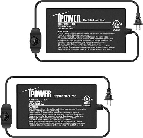 iPower 4 by 7-Inch Reptile Heating Pad Under Tank Terrarium Heater Warmer Heat Mat for Small Animals in Kuwait