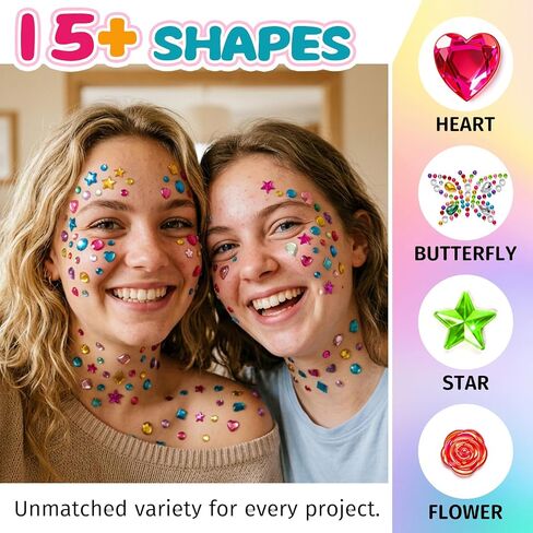 Gem Stickers, 2437Pcs Self-Adhesive Bedazzling Stickers for Kids Crafts in Saudi Arabia