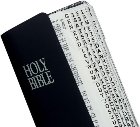 Large Print Bible Indexing Tabs - Silver: Bible Indexing Tabs in Kuwait