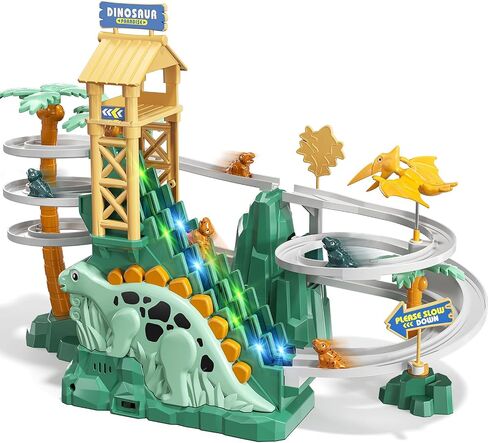 JUKUDAHU Dinosaur Climbing Slide Stair Toy for Kids Aged 3 4 5 6 7 8 in Saudi Arabia