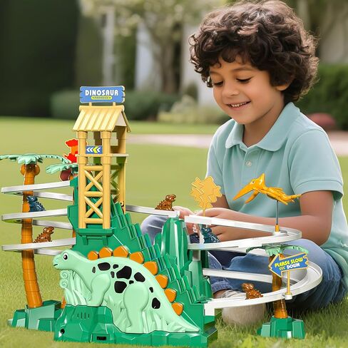 JUKUDAHU Dinosaur Climbing Slide Stair Toy for Kids Aged 3 4 5 6 7 8 in Saudi Arabia