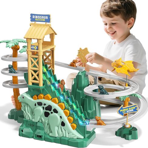 JUKUDAHU Dinosaur Climbing Slide Stair Toy for Kids Aged 3 4 5 6 7 8 in Saudi Arabia