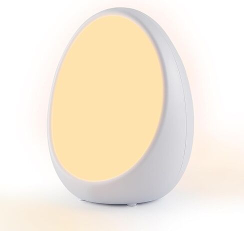 جي كيني مصباح LED ليلي للاطفال مزود بمستشعر لمس لجانب السرير للرضاعة الطبيعية ويساعد على النوم وقابل لاعادة الشحن بمنفذ USB، مصباح ليلي دافئ وقابل للتعتيم للعناية بالعين in Kuwait