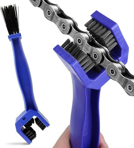 Motorcycle Chain Cleaner Brush - Bicycle Chain Degreaser for Bicycle Bike Chain Lube Wheel Cleaning Brush - Cleaning Tool Brush for Mountain Bike Cleaning Kit Heavy Duty Motorcycle Chain Brush in Kuwait