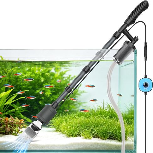 fishkeeper 6 in 1 Electric Aquarium Gravel Cleaner, Fish Tank Cleaner Kit in Saudi Arabia