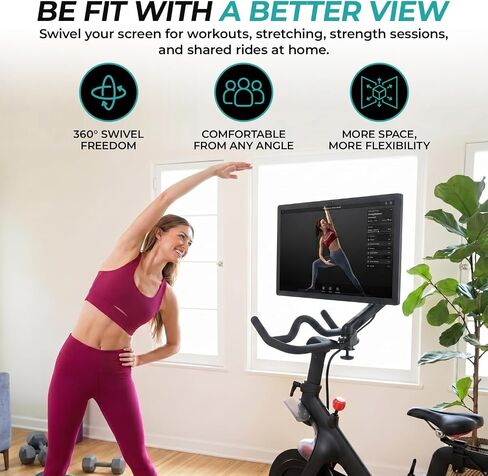 SELINA Screen Swivel Mount | Pivot Arm for Bike Screen | 360 Degree Turn | Easily Adjust & Rotate Your Screen | Accessories in Kuwait