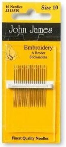 John James Embroidery Needles Size 10 in Saudi Arabia