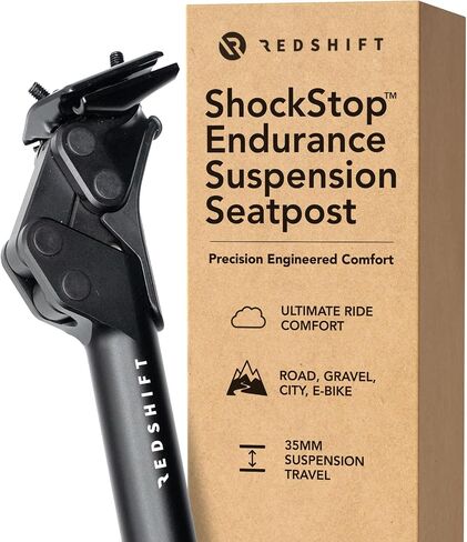 REDSHIFT ShockStop Suspension Seatpost for Bicycles, Shock-Absorber Bike Seat Post for Road, Gravel, Hybrid, and E-Bikes in Kuwait