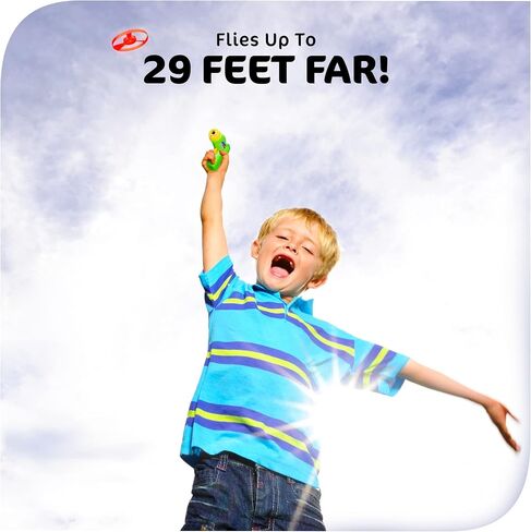 12 Pack Flying Disc Shooters for Kids, Interactive Cat Fetch Spinning Saucer Launcher, Indoor & Outside Toys, Party Favor Frisbees, Cat Propellers in Kuwait