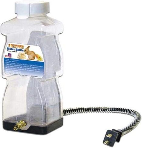 Farm Innovators Heated Water Bottle for Rabbits, 20-Watt, 32oz Capacity in Kuwait