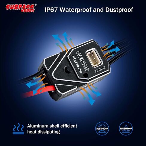 Surpass Hobby 1212 3500KV 8.4V Brushless Motor with 25A Brushless Esc Combo for 1/30 Axial SCX30 in Kuwait