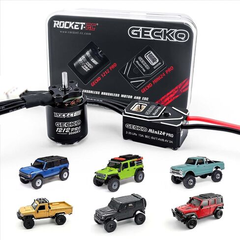 Surpass Hobby 1212 3500KV 8.4V Brushless Motor with 25A Brushless Esc Combo for 1/30 Axial SCX30 in Kuwait