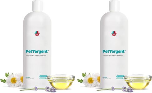 Pet Parents® PetTergent®, Enzymatic Pet Laundry Detergent, 32 oz 32 Loads Pet Stain Remover & Pet Odor Eliminator, Laundry Detergent for Pets (Calming, 32 oz) in Kuwait