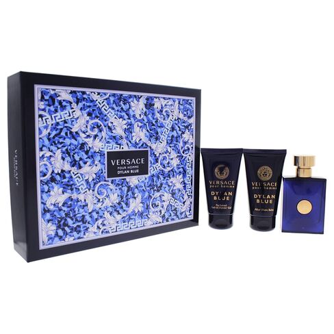 Versace Pour Homme for Men - 3 Pc Gift Set 1.7oz EDT Spray, 1.7oz Hair & Body Shampoo, 1.7oz After Shave Balm in Kuwait