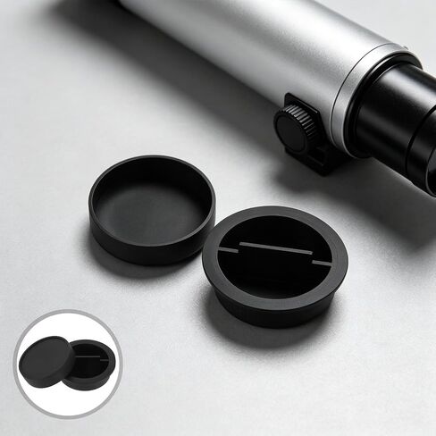 SMASOLO 2 Inch Telescope Eyepiece Dust Caps 2 Pack Plastic Black in Saudi Arabia