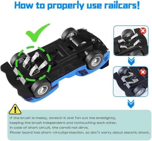 Slot Car Race Track Set for Boys, Electric Track with Light and 4 Slot Cars in Saudi Arabia