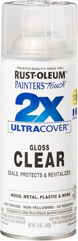 Rust-Oleum Painter's Touch 2X Ultra Cover Spray Paint, Gloss Clear in Saudi Arabia