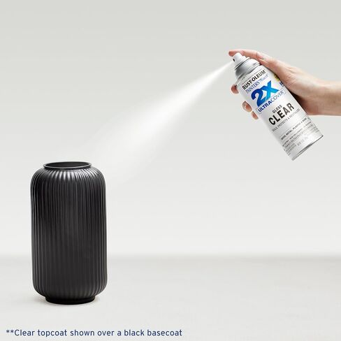 Rust-Oleum Painter's Touch 2X Ultra Cover Spray Paint, Gloss Clear in Saudi Arabia