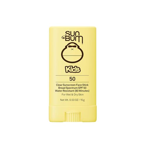 صن بوم كيدز SPF 50 Clear Sunscreen Face Stick | تطبيق رطب أو جاف | متوافق مع قانون هاواي 104 للشعاب المرجانية (خالي من الأوكتينوكسات والأوكسيبنزون) واقي من الشمس واسع النطاق من الأشعة فوق البنفسجية الطويلة والمتوسطة | 0.53 أوقية in Kuwait
