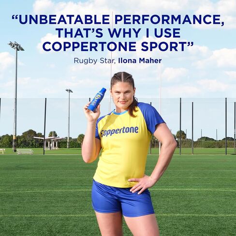 Coppertone SPORT Sunscreen Spray SPF 50, Water Resistant Spray Sunscreen, Broad Spectrum SPF 50 Sunscreen, Bulk Sunscreen Pack, 5.5 Oz Spray, Pack of 3 in Kuwait