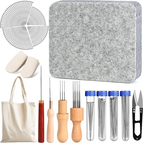Needle Felting Kits, 108 Pcs Felting Tool Supplies with 36/38/40/42 Gauge in Saudi Arabia