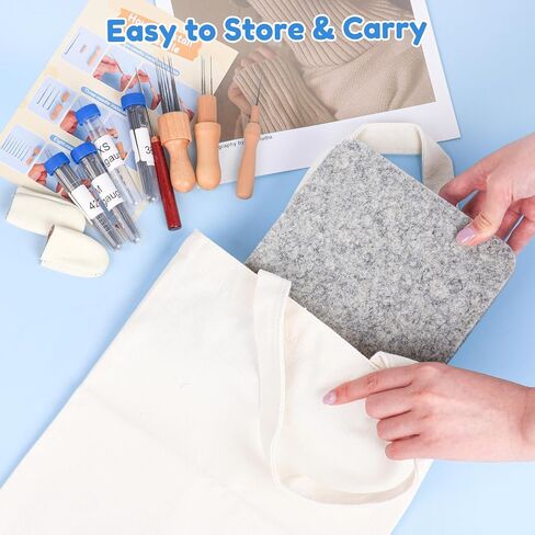 Needle Felting Kits, 108 Pcs Felting Tool Supplies with 36/38/40/42 Gauge in Saudi Arabia
