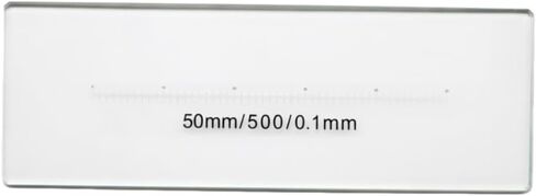 50mm 0.1mm Scale Division Slide 1-Axis Stage Micrometer for Microscope Measurement Calibration in Saudi Arabia