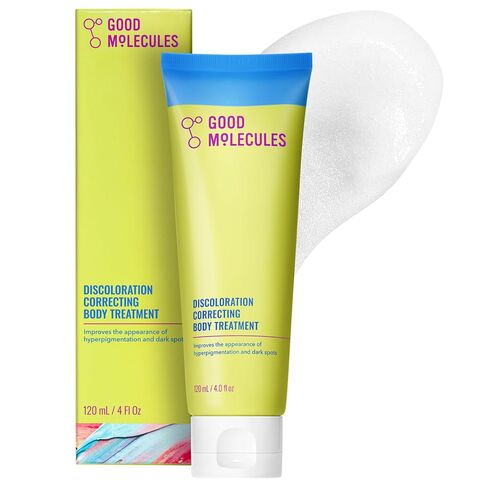 علاج لتصحيح تغير لون الجسم من Good Molecules 120ml/4oz - كريم مرطب بحمض الترانيكساميك وLHA والنياسيناميد للبقع الداكنة وفرط التصبغ - لوشن مضاد للشيخوخة للعناية بالبشرة بالجسم in Kuwait
