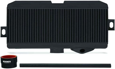 Mishimoto MMTMIC-STI-08BKBK Top-Mount Intercooler Compatible With Subaru STI 2008-2021 Black, Black in Kuwait
