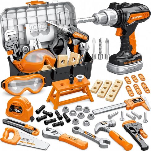 Kids Tool Set, Toddler Tool Set with Box, Toys for 3 4 5 Year Old Boys in Saudi Arabia