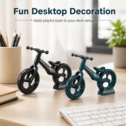 2 Pack Mini Finger Mountain Bikes, Black & Blue, Desktop Cycling Figures in Saudi Arabia