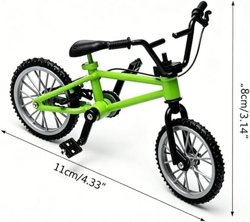 1/18 Scale Mini Diecast Mountain Bike, Finger Bicycle Model, Desktop Decor Art Craft (Blue) in Saudi Arabia