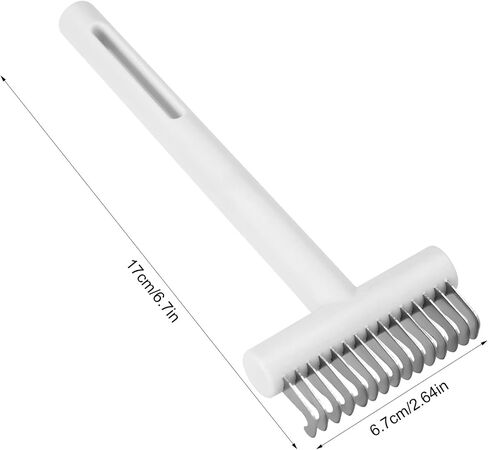 NQEUEPN Dog Cat Deshedding Brush, Pet Undercoat Rake Comb Grooming Tool in Kuwait