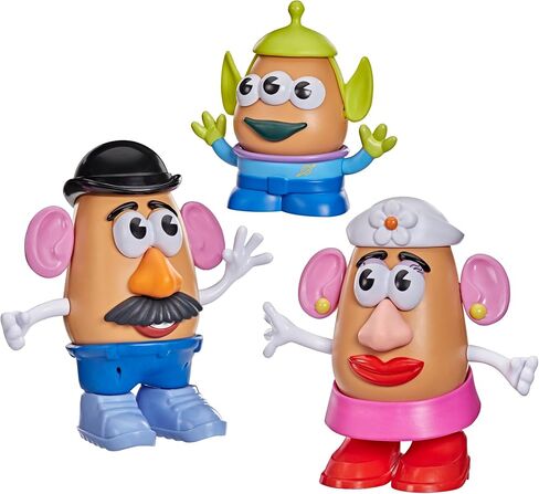 Potato Head Toy Story Yam Fam Set with Mr, Mrs, and Alien Tot, Toddler and Preschool Toys for Girls and Boys Ages 2+ (Amazon Exclusive) in Saudi Arabia