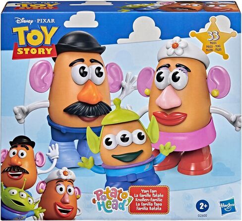 Potato Head Toy Story Yam Fam Set with Mr, Mrs, and Alien Tot, Toddler and Preschool Toys for Girls and Boys Ages 2+ (Amazon Exclusive) in Saudi Arabia