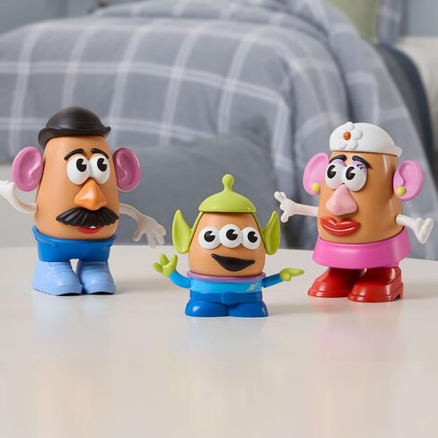 Potato Head Toy Story Yam Fam Set with Mr, Mrs, and Alien Tot, Toddler and Preschool Toys for Girls and Boys Ages 2+ (Amazon Exclusive) in Saudi Arabia