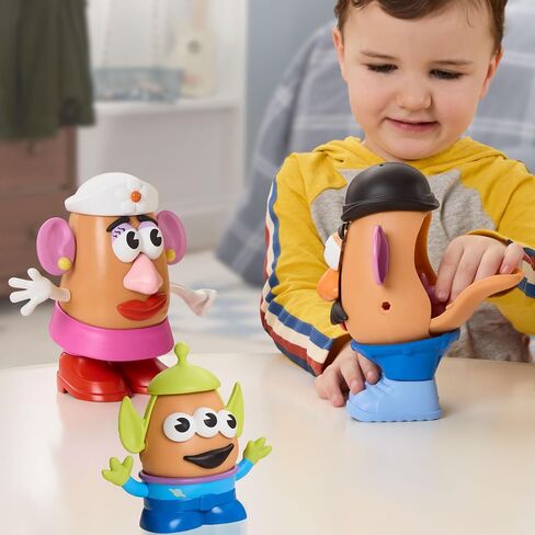 Potato Head Toy Story Yam Fam Set with Mr, Mrs, and Alien Tot, Toddler and Preschool Toys for Girls and Boys Ages 2+ (Amazon Exclusive) in Saudi Arabia