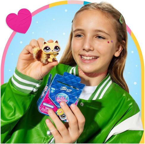 Littlest Pet Shop - Pet Surprise Three Pack - Series 5 - Gen 7 Authentic LPS Bobble Head Toy Figure, Collectible Toy Animal, Ages 4+ in Kuwait