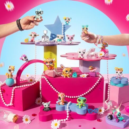 Littlest Pet Shop - Pet Surprise Three Pack - Series 5 - Gen 7 Authentic LPS Bobble Head Toy Figure, Collectible Toy Animal, Ages 4+ in Kuwait