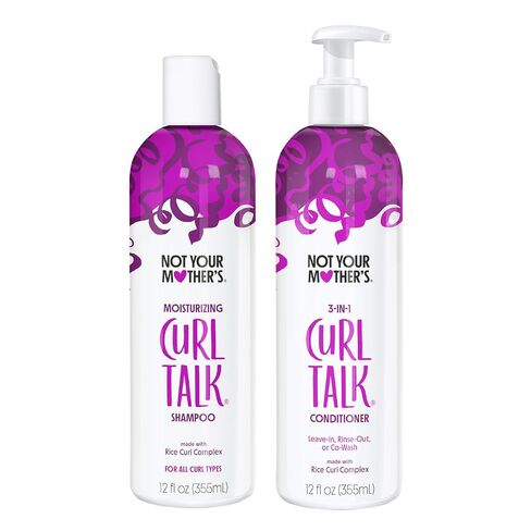 Not Your Mother's Curl Talk Shampoo and Conditioner - 12 fl oz (2 Pack) - Shampoo and Conditioner for Curly Hair in Kuwait