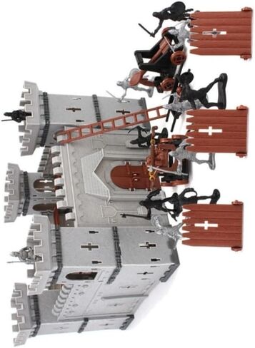 Medieval Castle Playset 7.1in Self-Assembly Model Toy in Kuwait
