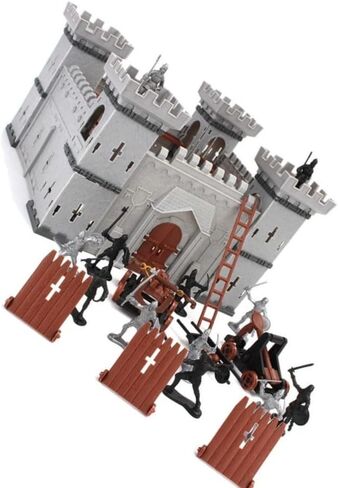 Medieval Castle Playset 7.1in Self-Assembly Model Toy in Kuwait