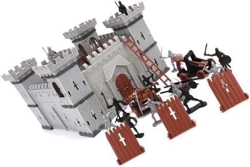 Medieval Castle Playset 7.1in Self-Assembly Model Toy in Kuwait